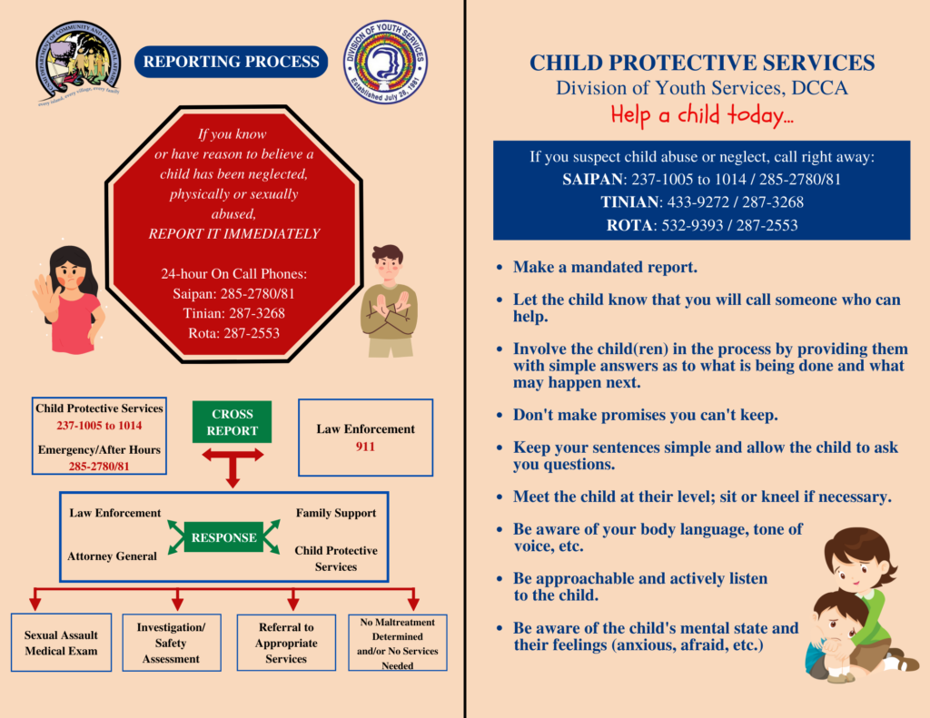 CHILD PROTECTIVE SERVICES – Division of Youth Services